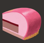 ルビーショコラのムースイラスト