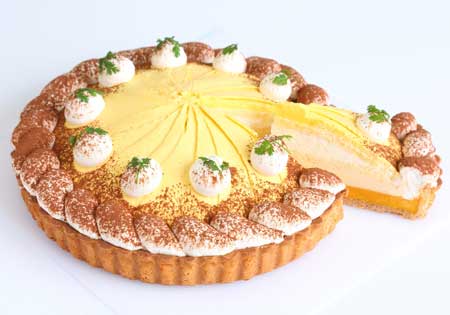 パンプキンクリームタルト